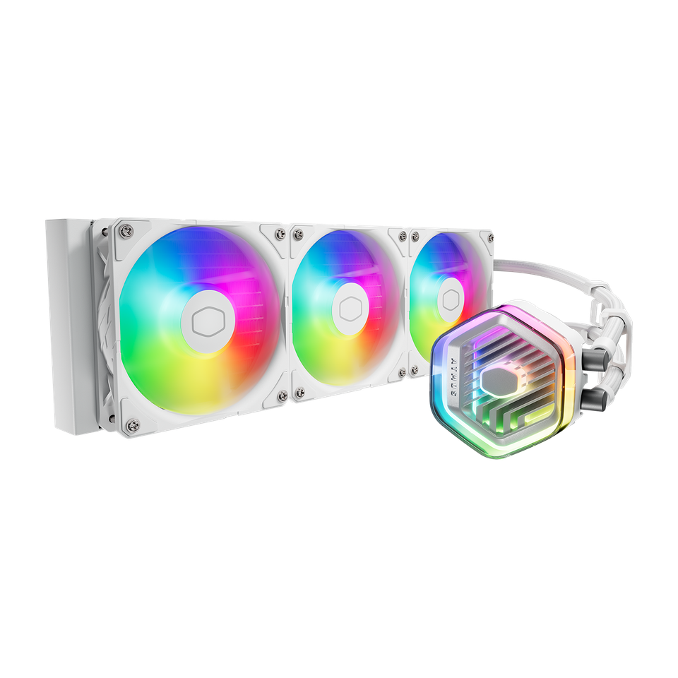 Tản Nhiệt Aio Cooler Master Masterliquid 360 Atmos Argb White