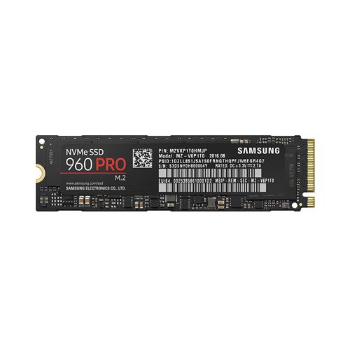  Samsung SSD 960 Pro 512G M.2 NVMe ( MZ-V6P512BW ) 