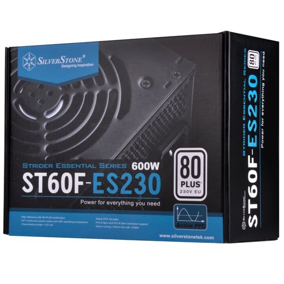  Nguồn SilverStone 600W ST60F-ES230 80 Plus ( 600W ) 