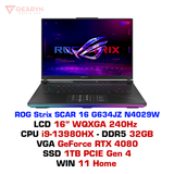  Laptop gaming ASUS ROG Strix SCAR 16 G634JZ N4029W 