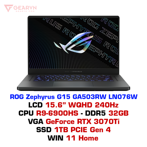 Asus ROG Zephyrus G15 GA503RM 32GB JA配列