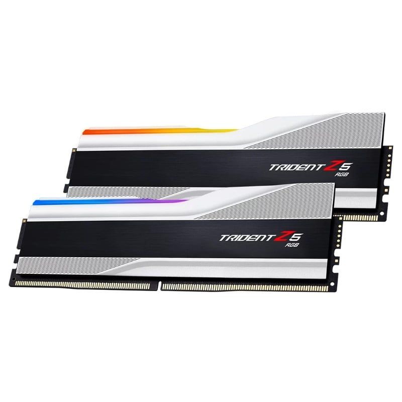 Ram G.skill Trident Z5 Rgb 32Gb (2X16Gb) 5600 Ddr5 Silver Cl40 (F5 - 5600J4040C16Gx2 - Tz5Rs)