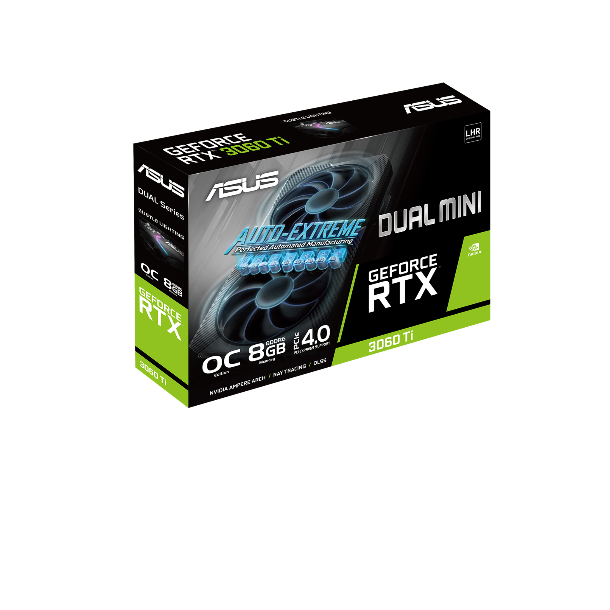 Card màn hình ASUS Dual GeForce RTX 3060 Ti Mini OC Edition 8GB V2 (DUAL-RTX3060TI-O8G-MINI-V2)