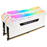  Ram Corsair Vengeance Pro RGB 16GB (2x8GB) 3200 White (CMW16GX4M2E3200C16W) 