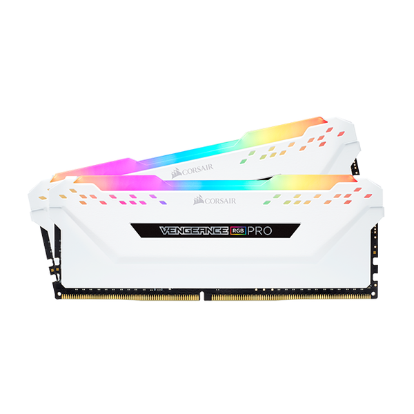  Ram Corsair Vengeance Pro RGB 16GB (2x8GB) 3200 White (CMW16GX4M2E3200C16W) 