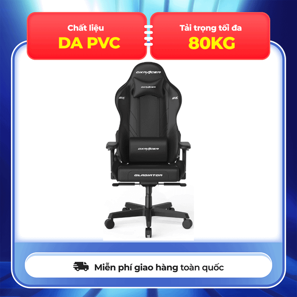  Ghế chơi game DXRacer G Series GB001/N (Đen) 