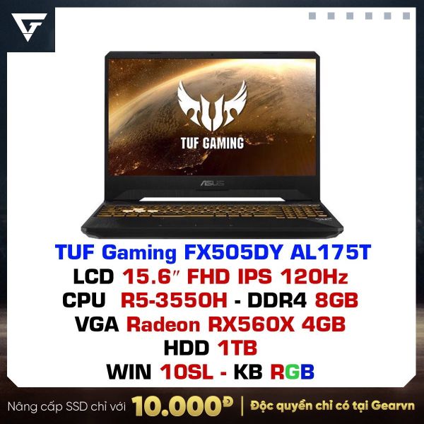  Laptop ASUS TUF Gaming FX505DY AL175T 