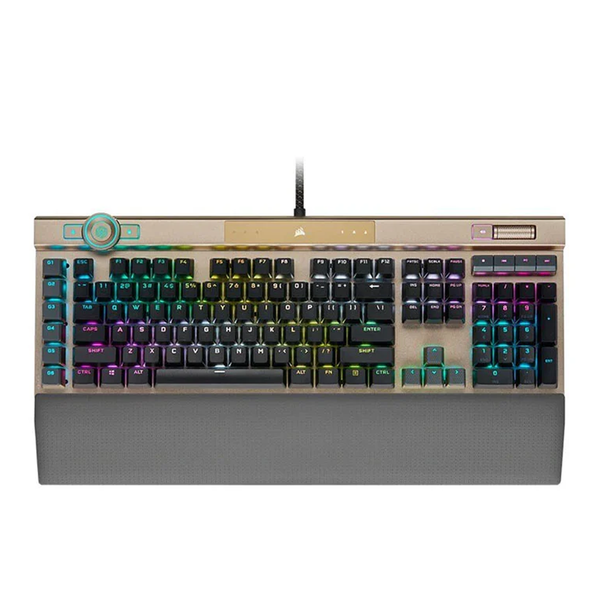  Bàn phím cơ Corsair K100 RGB Midnight Gold-OPX RF (CH-912A21A-NA) 