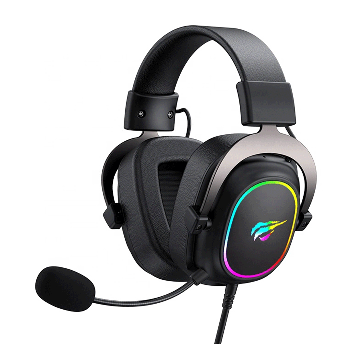 DIADEMA GAMER RETROILUMINADA RGB HAVIT H2002P - DIADEMA GAMER RETROILUMINADA RGB