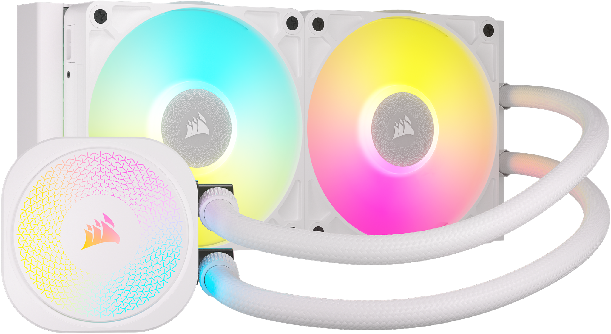 Tản Nhiệt Aio Corsair Icue Link Titan 240 Rx Rgb White (Cw - 9061020 - Ww)