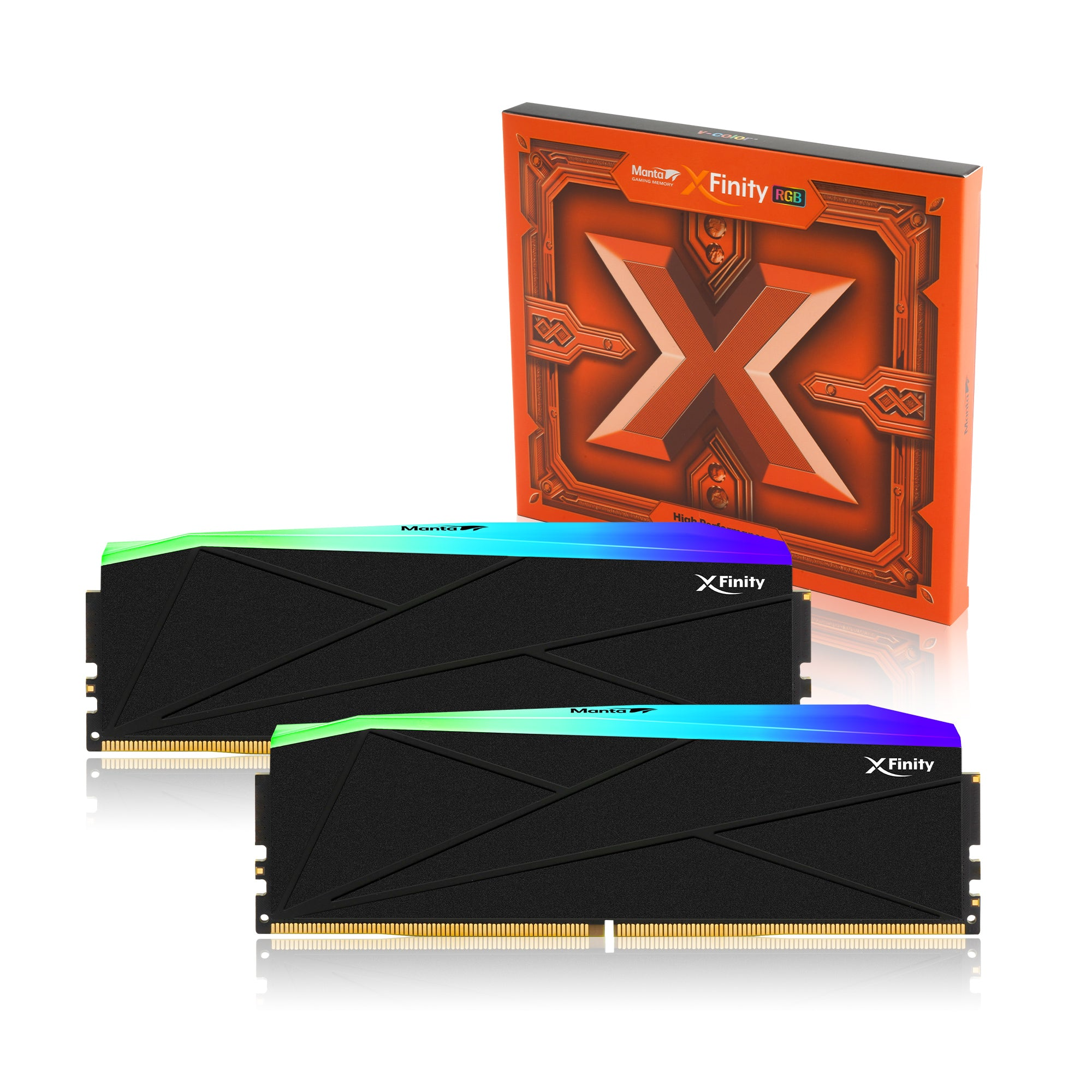 Ram V - Color Manta Xfinity Rgb 32Gb (2X16Gb) 6000 Ddr5 (Tmxfl1660836Kwk)