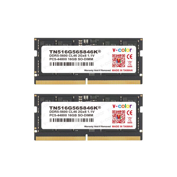 Ram Laptop V-Color DDR5 16GB 5600Mhz TN516G56S846 Sodimm