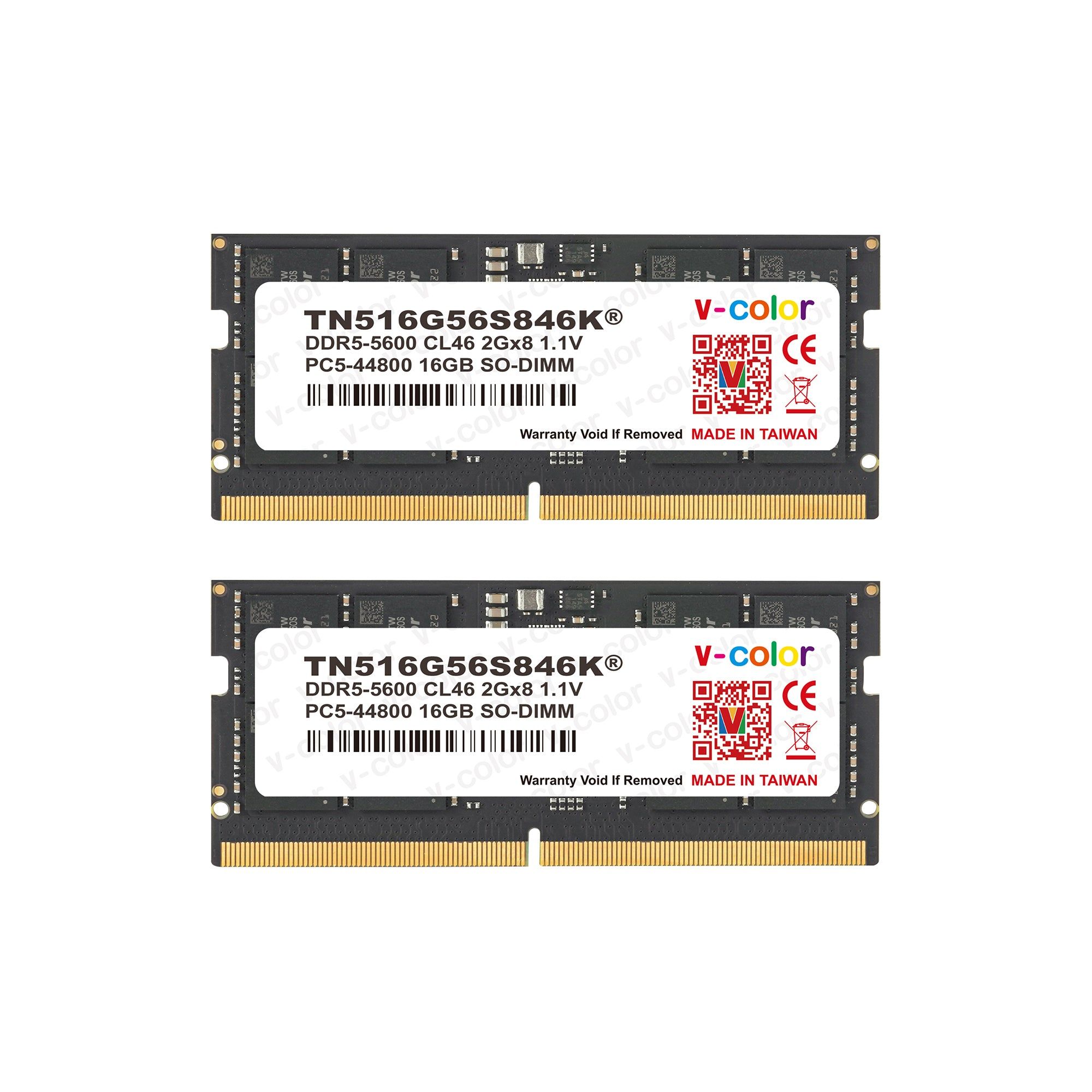 Ram Laptop V - Color Ddr5 16Gb 5600Mhz Tn516G56S846 Sodimm