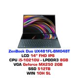  Laptop ASUS ZenBook Duo UX481FL BM048T 