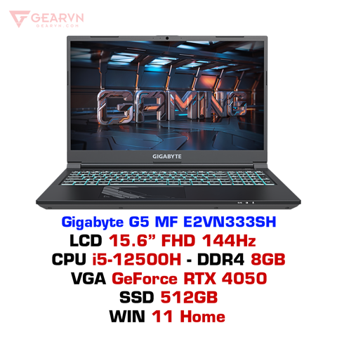  Laptop gaming Gigabyte G5 MF E2VN333SH 