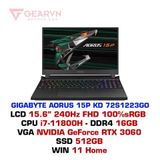  Laptop Gigabyte AORUS 15P KD 72S1223GO 