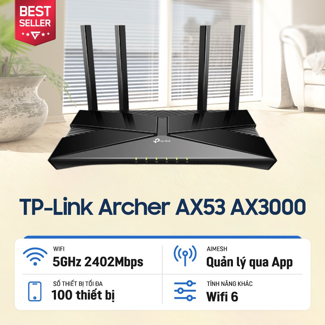 ●TP-Link Archer AX53 AX3000Wi-Fi 6
