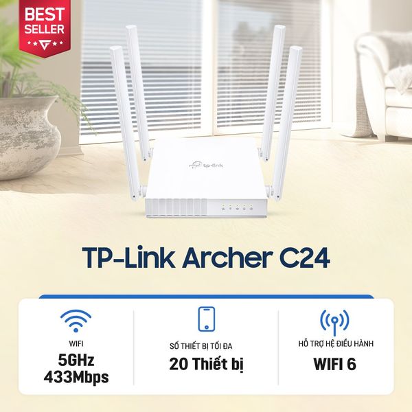 Bộ định tuyến TP-Link Archer C24