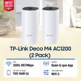  Bộ định tuyến MESH WiFi 5 TP-Link Deco Deco M4 (2pack) chuẩn AC1200 