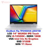  Laptop ASUS Vivobook S 14 Flip TP3402VA LZ031W 