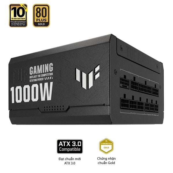  Nguồn máy tính ASUS TUF Gaming 1000W - 80 Plus Gold - Full Modular (1000W) 