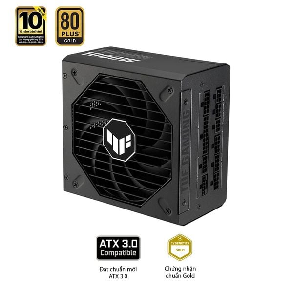  Nguồn máy tính ASUS TUF Gaming 1000W - 80 Plus Gold - Full Modular (1000W) 