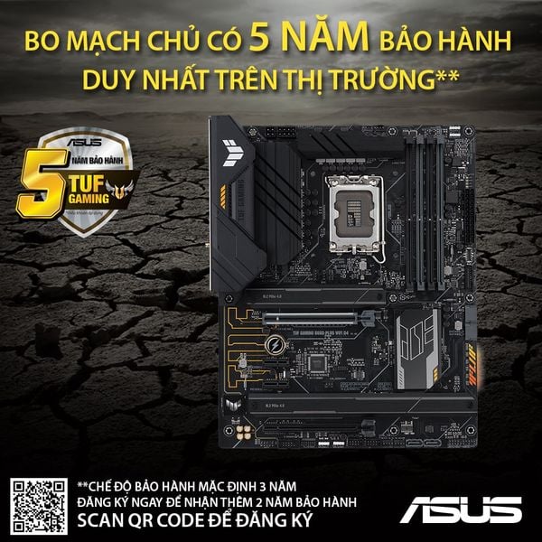  Bo mạch chủ ASUS TUF GAMING B660M-PLUS WIFI DDR4 