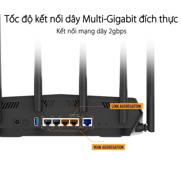  Bộ định tuyến WiFi 6 Asus TUF AX5400 chuẩn AX5400 