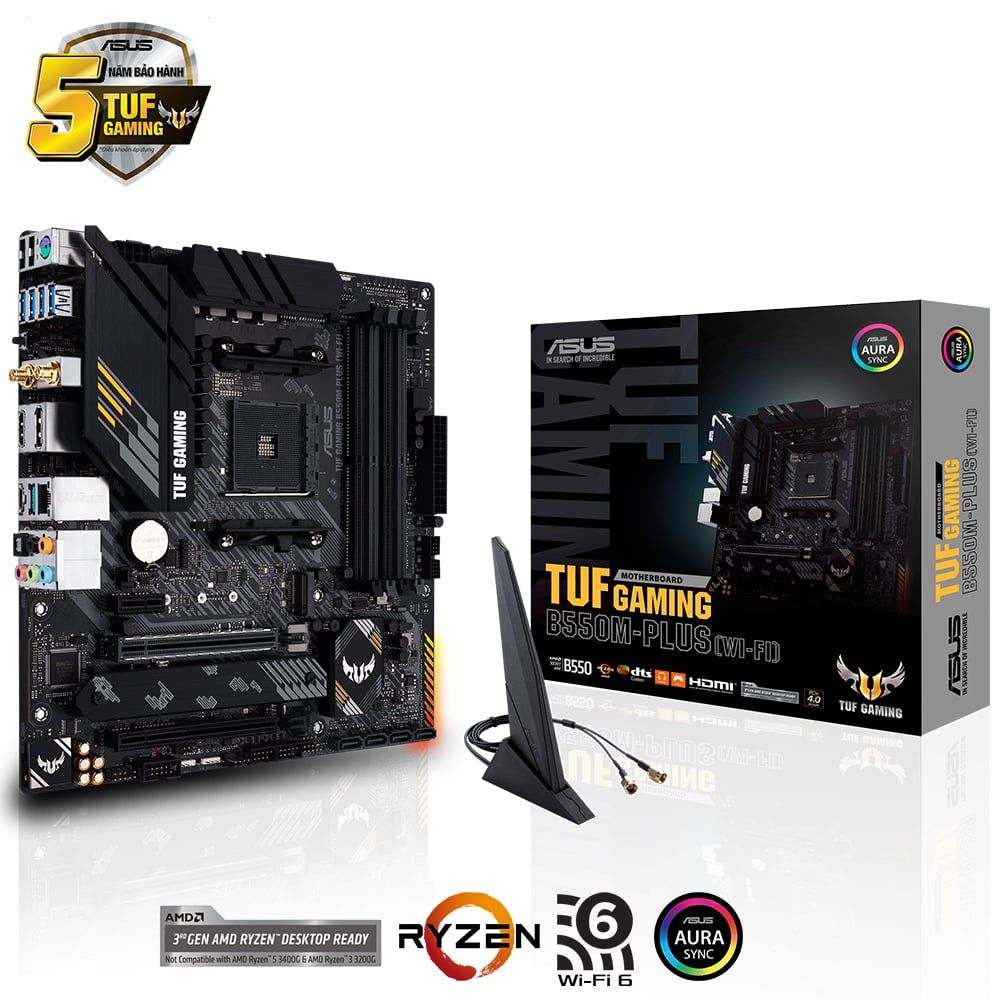 Bo Mạch Chủ Asus Tuf Gaming B550M - Plus Wifi Ii