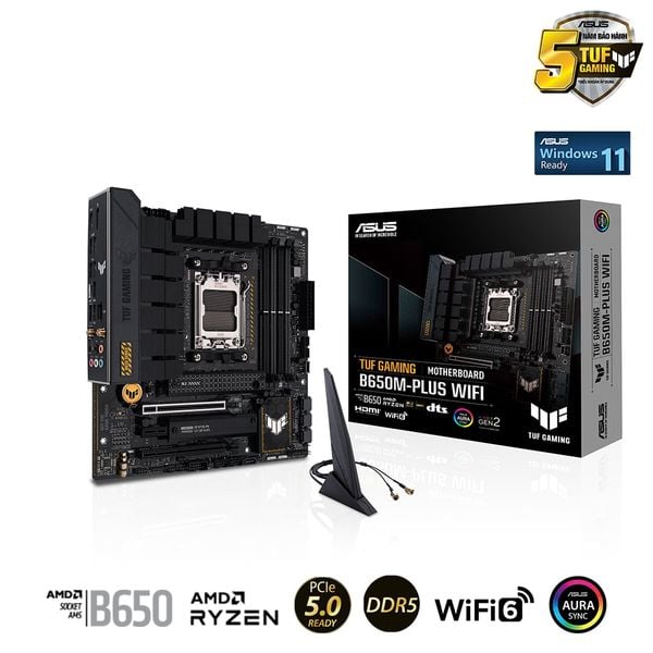 Bo mạch chủ ASUS TUF GAMING B650M-PLUS WIFI (DDR5)