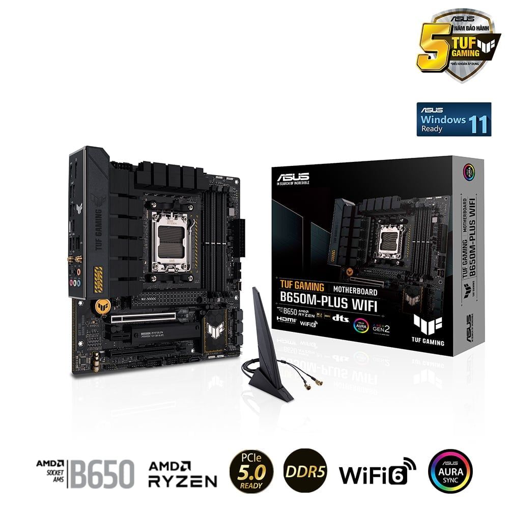 Bo Mạch Chủ Asus Tuf Gaming B650M - Plus Wifi (Ddr5)