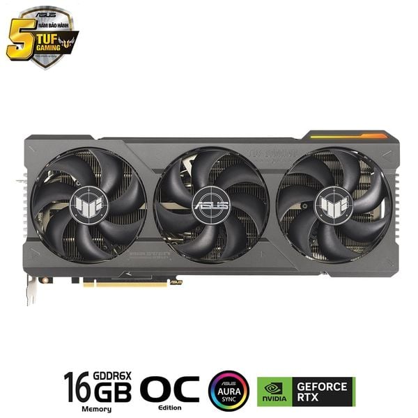  Card màn hình ASUS TUF Gaming GeForce RTX 4080 OC Edition 16GB (TUF-RTX4080-O16G-GAMING) 