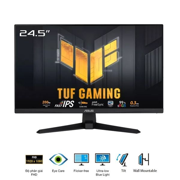  Màn hình Asus TUF GAMING VG259Q5A 25" Fast IPS 200Hz Gsync chuyên game 