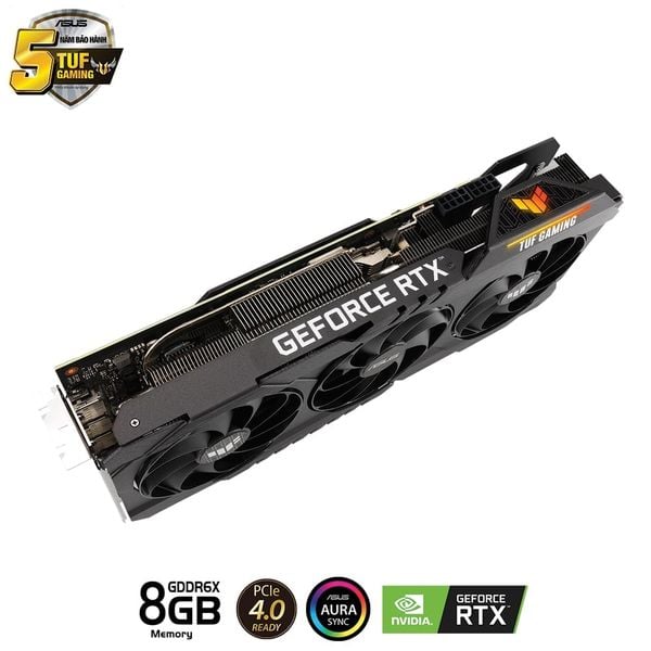  Card Màn Hình Asus TUF Gaming GeForce RTX 3070 Ti V2 8GB GDDR6X (TUF-RTX3070TI-8G-V2-GAMING) 