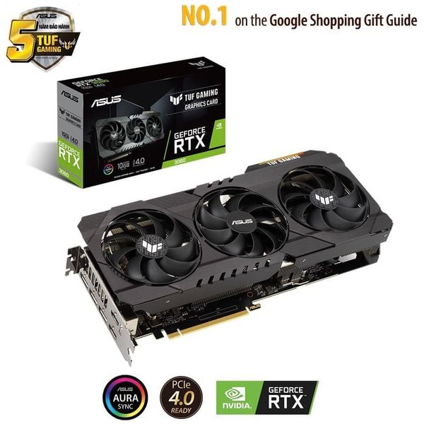  Card Màn Hình Asus Tuf Gaming GeForce RTX 3080 10GB V2 (Tuf-RTX3080-10G-V2-GAMING) 