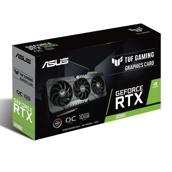  Card Màn Hình Asus Tuf Gaming GeForce RTX 3080 OC Edition 10GB V2 (Tuf-RTX3080-O10G-V2-GAMING) 