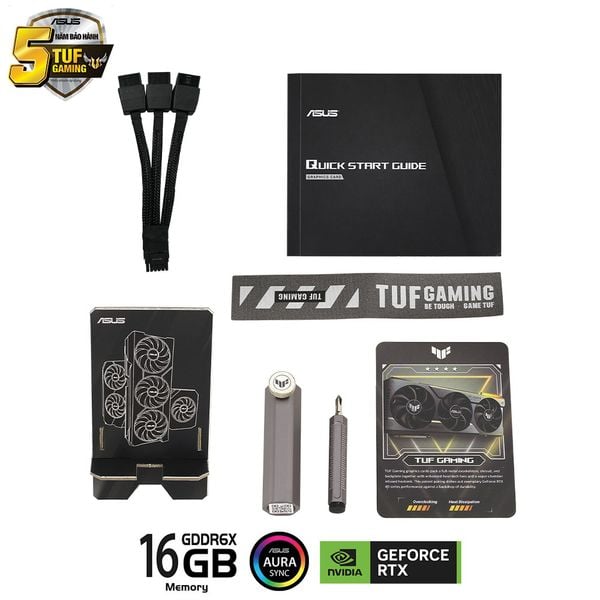  Card màn hình ASUS TUF Gaming GeForce RTX 4080 SUPER 16GB GDDR6X (TUF-RTX4080S-16G-GAMING) 