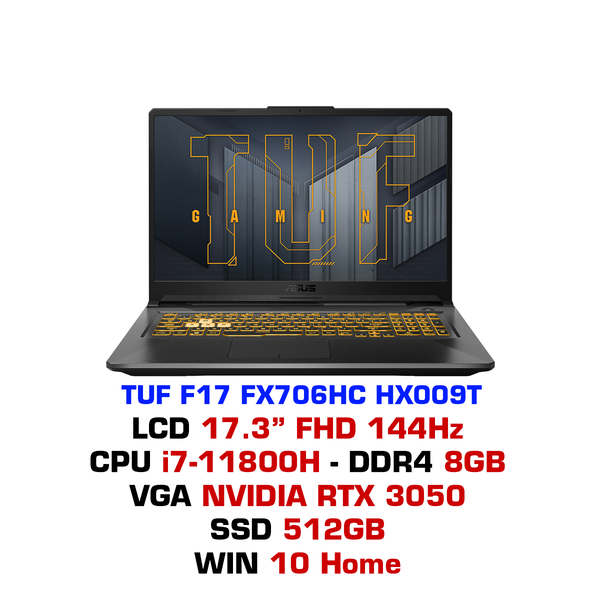  Laptop Asus TUF Gaming F17 FX706HC HX009T 