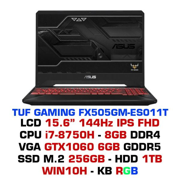  Laptop ASUS TUF Gaming FX505GM ES011T 