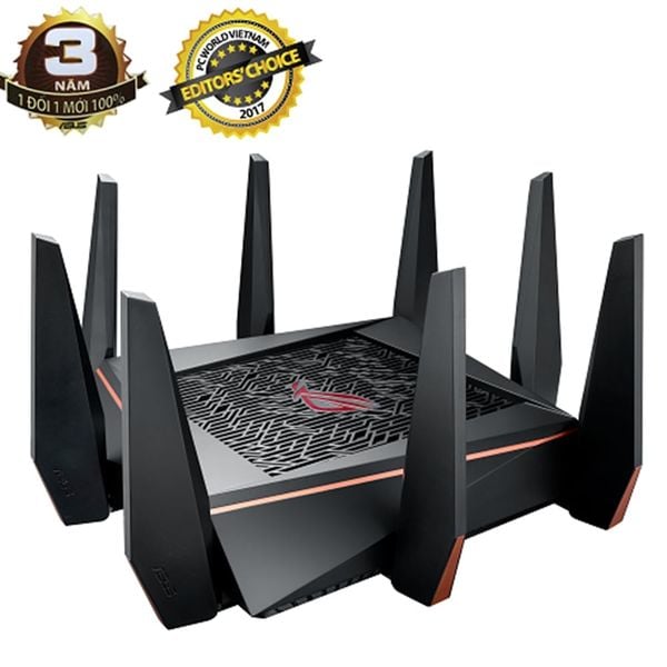  Bộ định tuyến WiFi 5 Asus GT-AC5300 chuẩn AC5300 (chuyên gaming) 