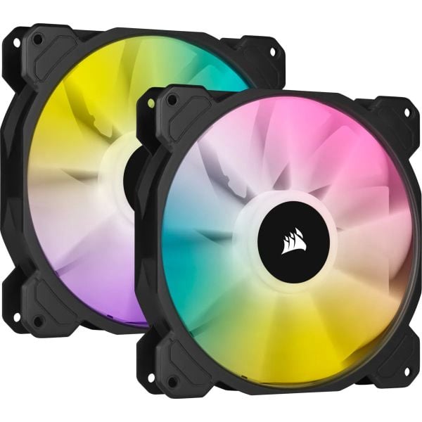  Bộ 2 quạt Corsair iCUE SP140 RGB Elite kèm Lighting Node CORE 