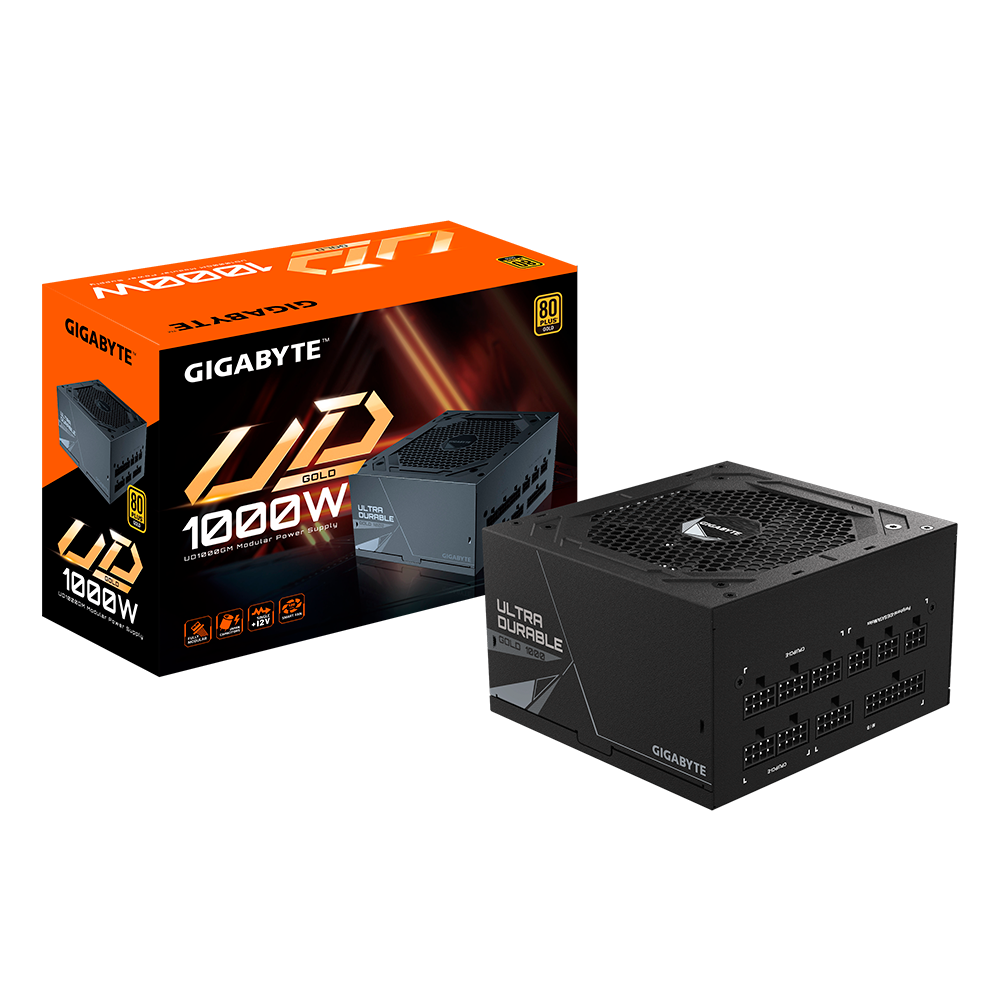 Nguồn Máy Tính Gigabyte Ud1000Gm - 80 Plus Gold - Full Modular (1000W)