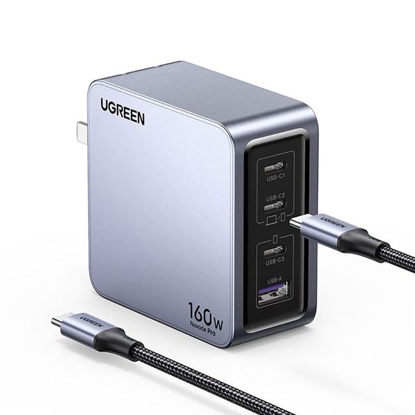 Bộ sạc nhanh GaN 160W Ugreen X763 25876 (Có Cáp)