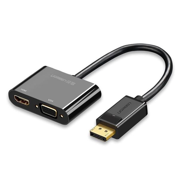  Cáp chuyển đổi Ugreen DisplayPort to HDMI & VGA Converter 40367 