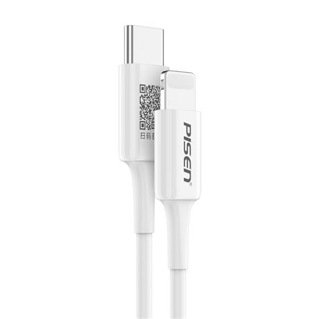  Cáp PISEN Quick Lightning & Type-C 3A (Type-C to Lightning ) - CL-PD-1000 WHITE 