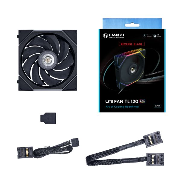 Quạt Máy Tính Lian Li UNI FAN TL120 Black Triple Pack