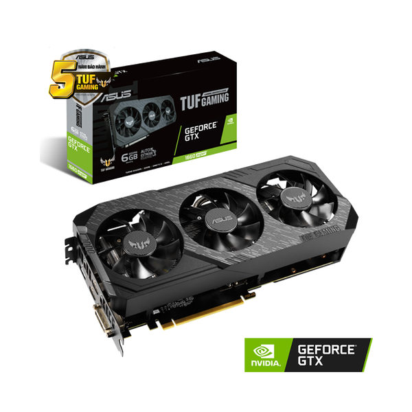 Card màn hình ASUS TUF Gaming X3 GeForce GTX 1660 Super 6GB (TUF-3-GTX1660S-6G-GAMING)