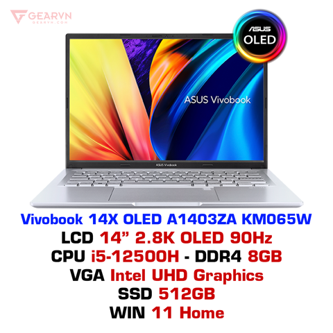  Laptop ASUS Vivobook 14X OLED A1403ZA KM065W 