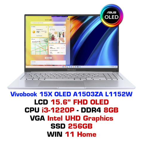  Laptop Asus Vivobook 15X OLED A1503ZA L1152W 