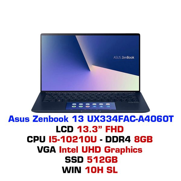  Laptop Asus ZenBook UX334FAC A4060T 